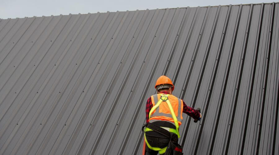 Professional metal roof installation services in Langley, KY